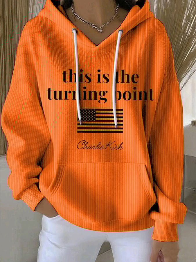 Women's Charlie Kirk This is the Turning Print Sweatshirt