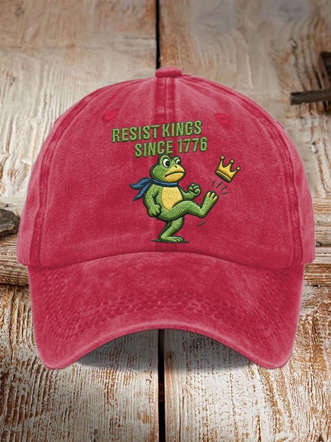 Unisex Resist Frog Baseball Cap