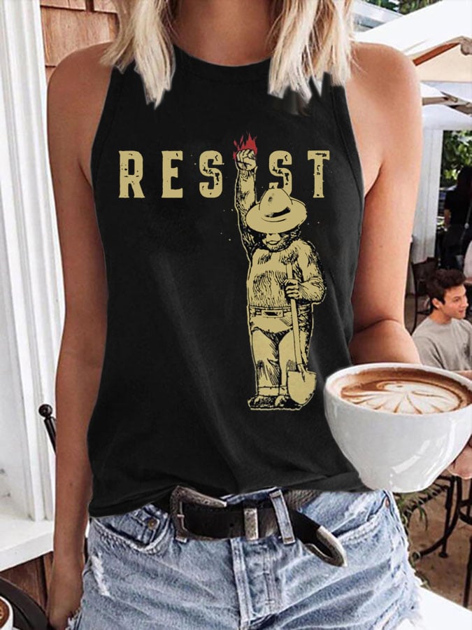 Women's Protect Our National Parks Print Tank Top