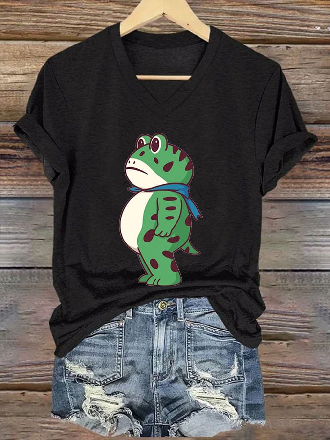 Women's FDT Portland Frog Protest Revolt Machine Print T-Shirt
