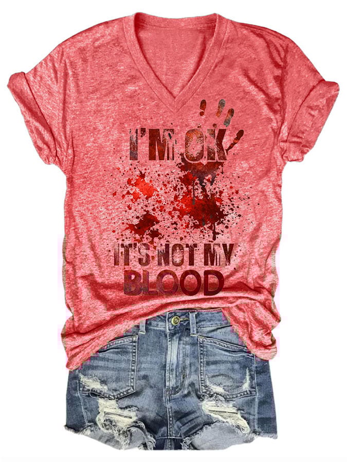 Halloween Ladies Print T-Shirt