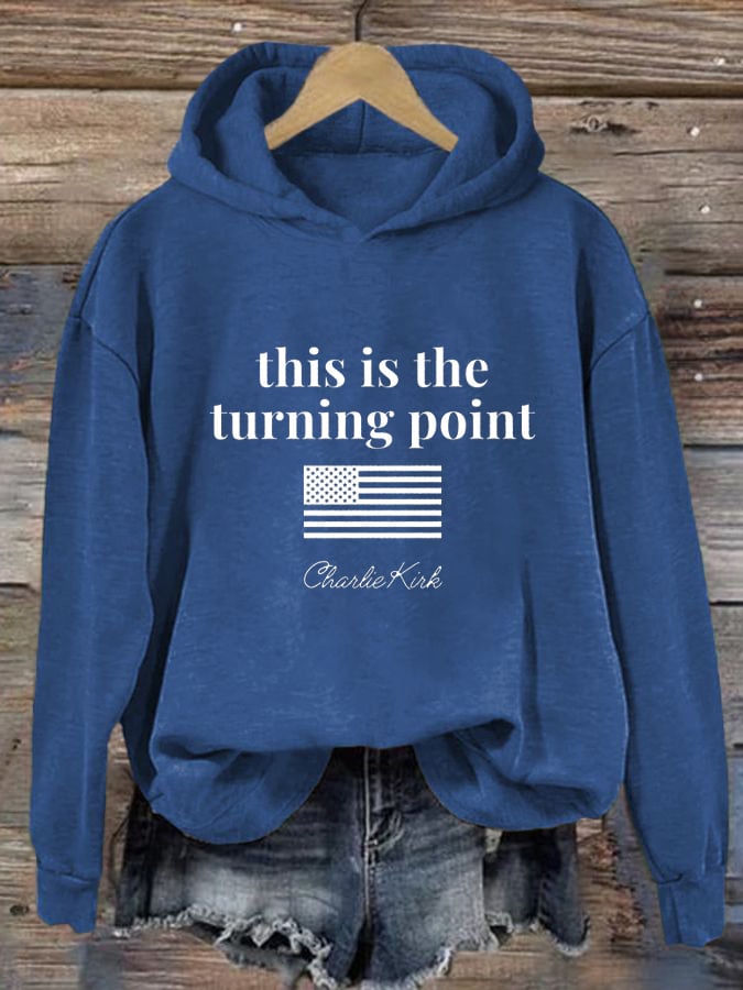 Women's This is the Turning Point Printed Sweatshirt
