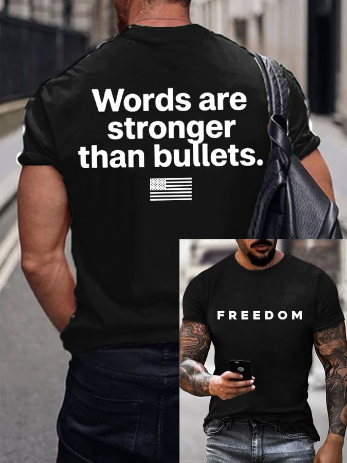 Men's Freedom Printed T-Shirt