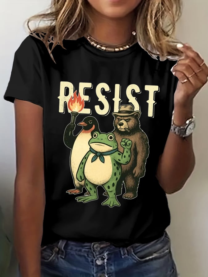 Women's FDT Print Crew Neck T-Shirt