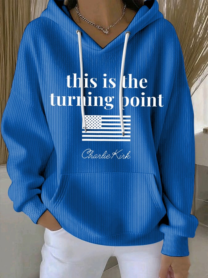Women's Charlie Kirk This is the Turning Print Sweatshirt