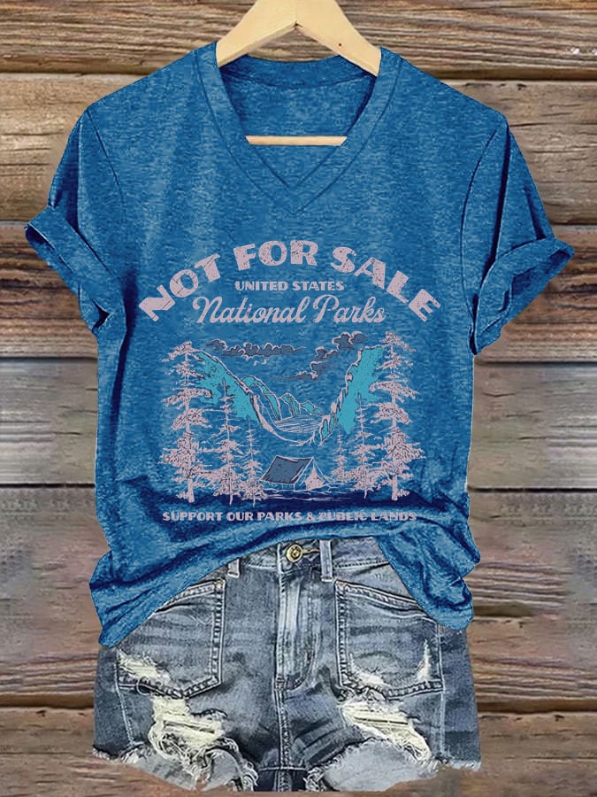 Women's Protect Our National Parks Printed T-Shirt