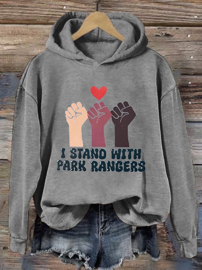 Women's Protect Our National Parks Hot Spots Print Hoodie