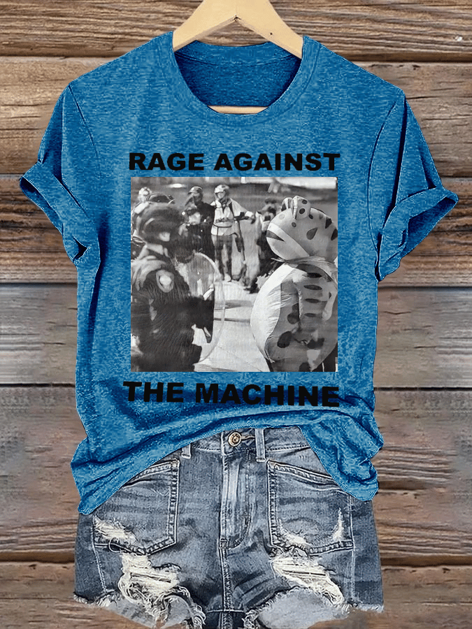 Women's Portland Frog Resist Printed Casual T-Shirt