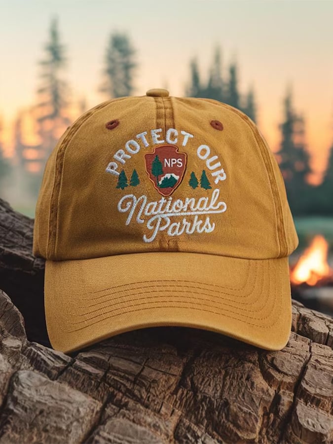 Unisex National Forest Park Print Hat