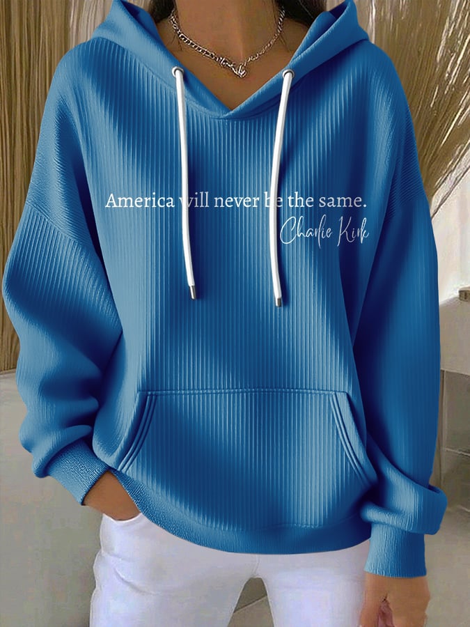Retro America Will Never Be The Same Print Hoodie