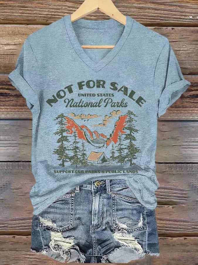 Women's Protect Our National Parks Printed T-Shirt