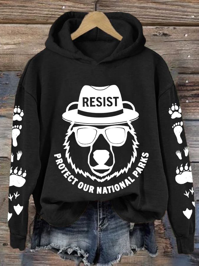 Women's Protect Our National Parks Printed Sweatshirt