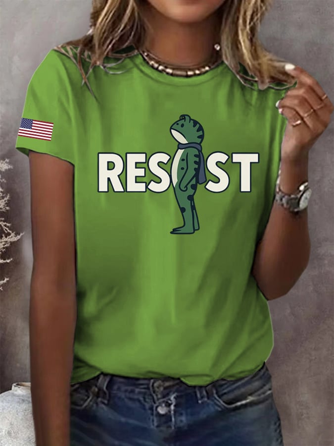 Women's FDT Print Crew Neck T-Shirt