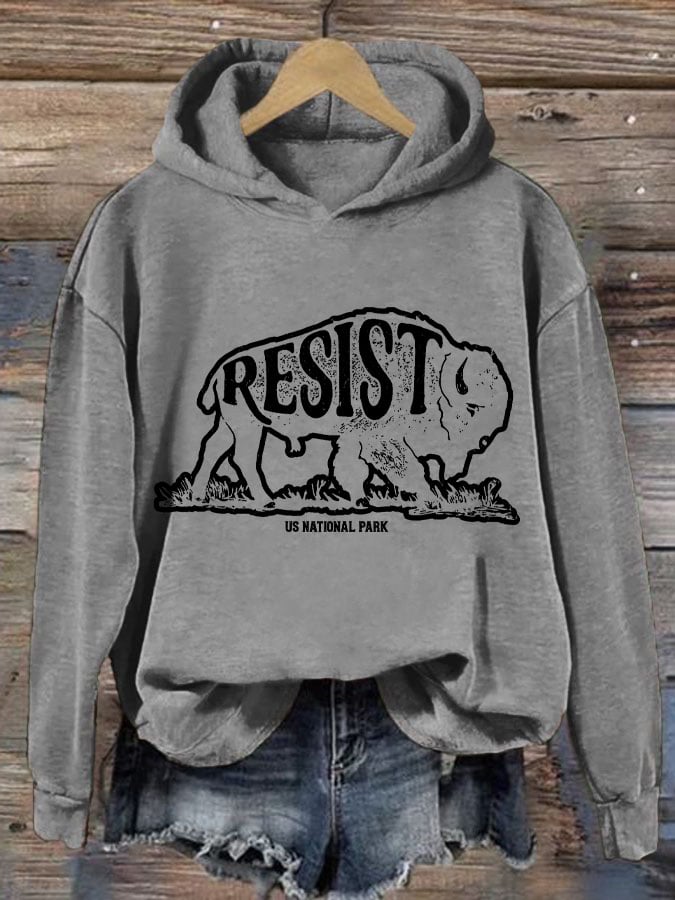 Women's Protect Our National Parks Printed Sweatshirt