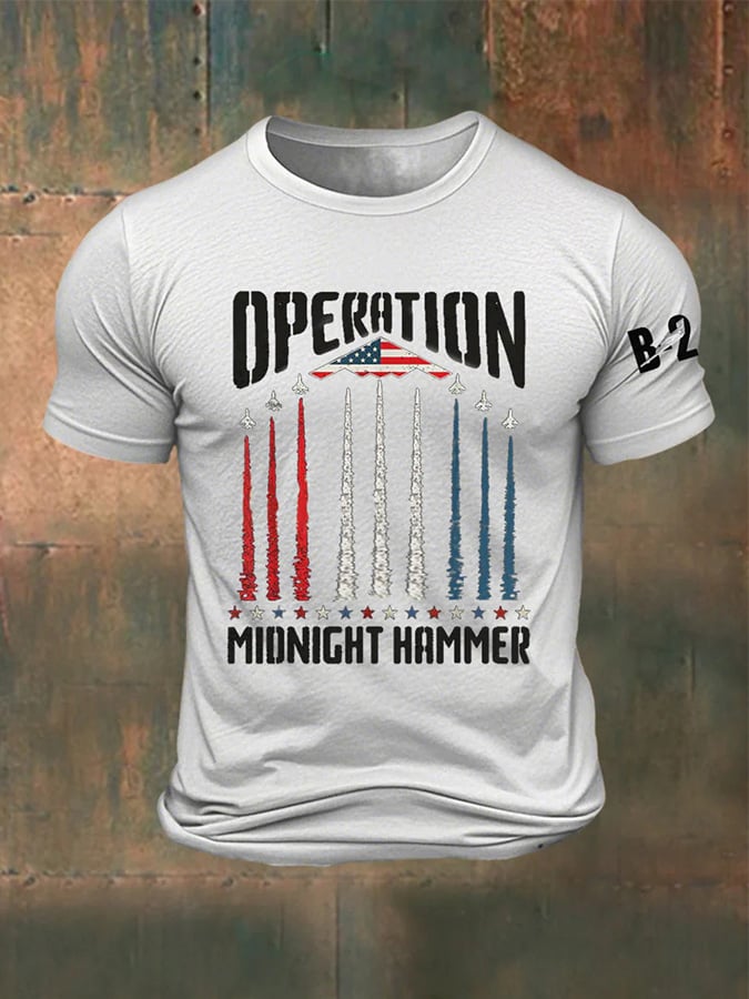 Men's Midnight Hammer B-2 Spirit Printed T-shirt