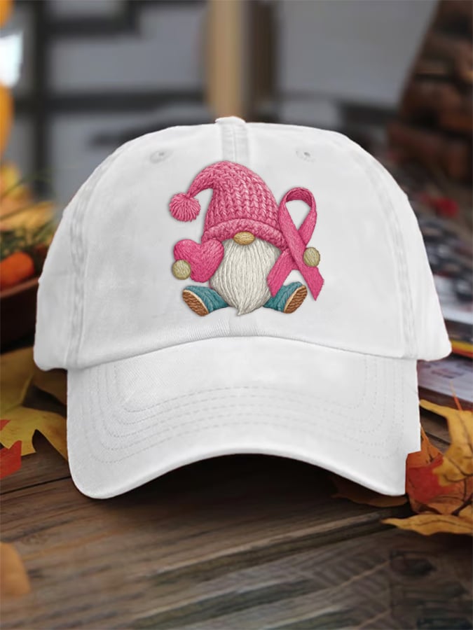 Breast Cancer Awareness Print Baseball Cap