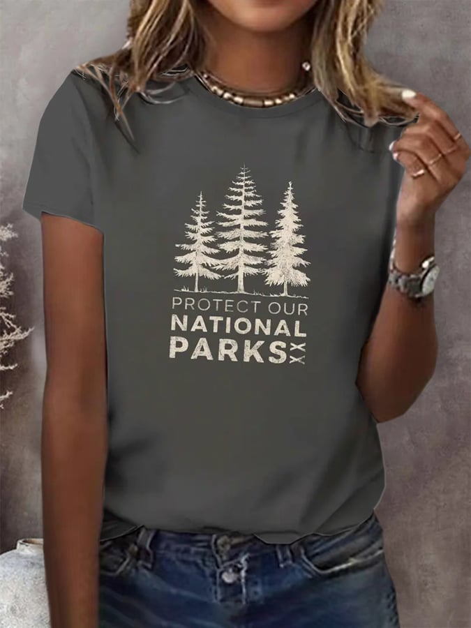 Women's Protect Our National Parks Print T-Shirt