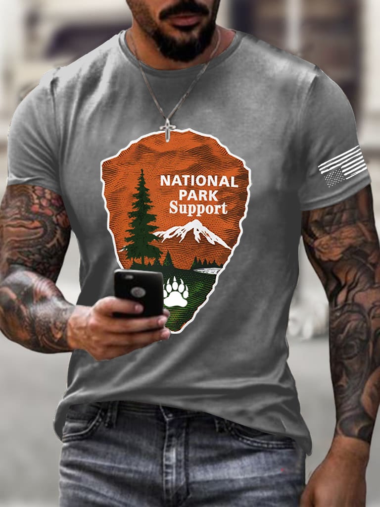 Men's Protect Our National Parks Print T-Shirt