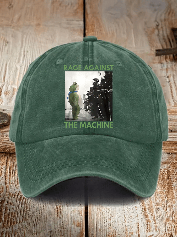 Unisex Portland Frog Resist Print Hat