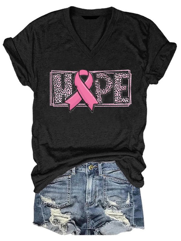 Women's Pink Breast Cancer Awareness Shirt T-Shirt