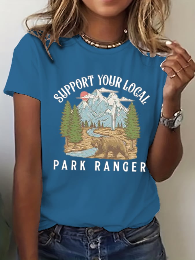Women's Support Your Local Park Ranger T-Shirt