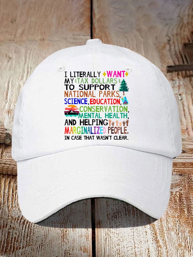 Support National Parks Printed Baseball Cap