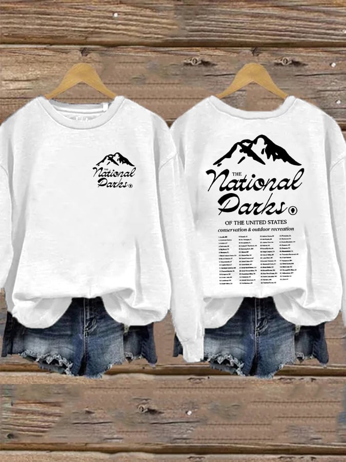 Women's 63 National Park Ranger Print Sweatshirt