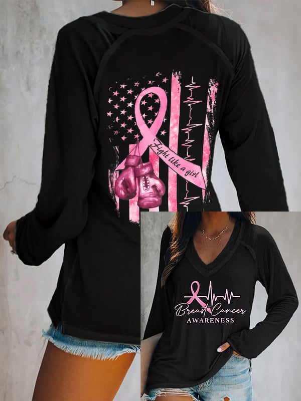 Women's Casual Printed Long Sleeve T-Shirt