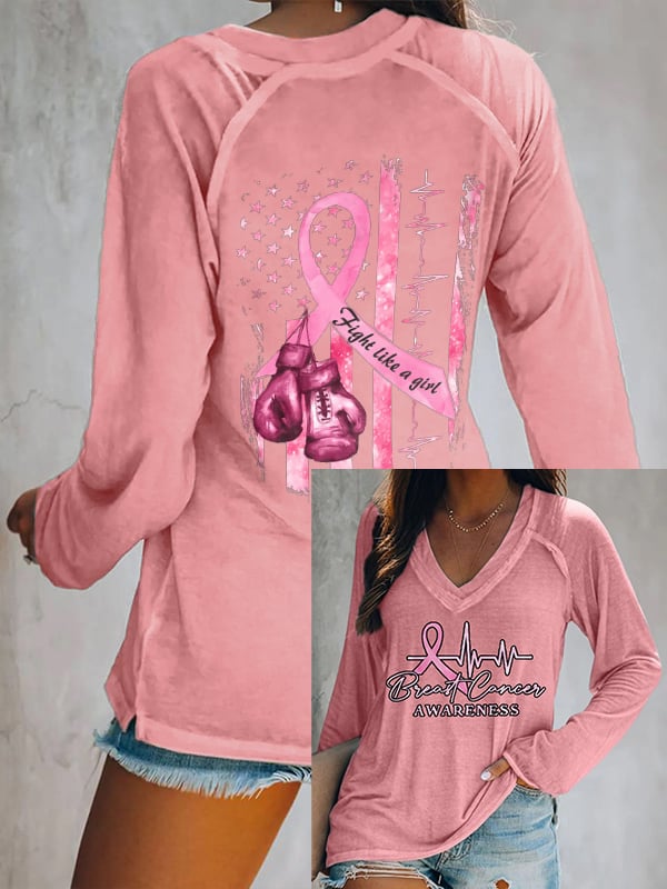 Women's Casual Printed Long Sleeve T-Shirt