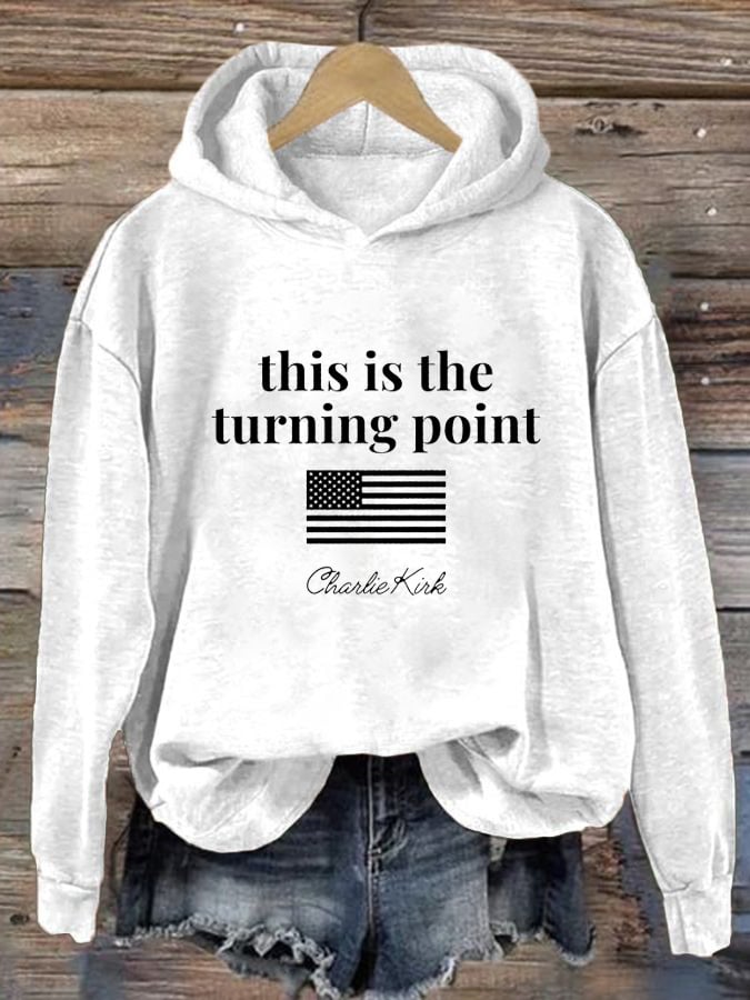 Women's This is the Turning Point Printed Sweatshirt