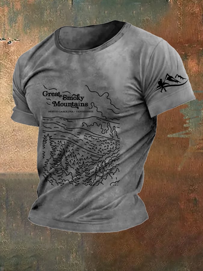 Men's Great Smoky Mountains National Park Printed T-shirt