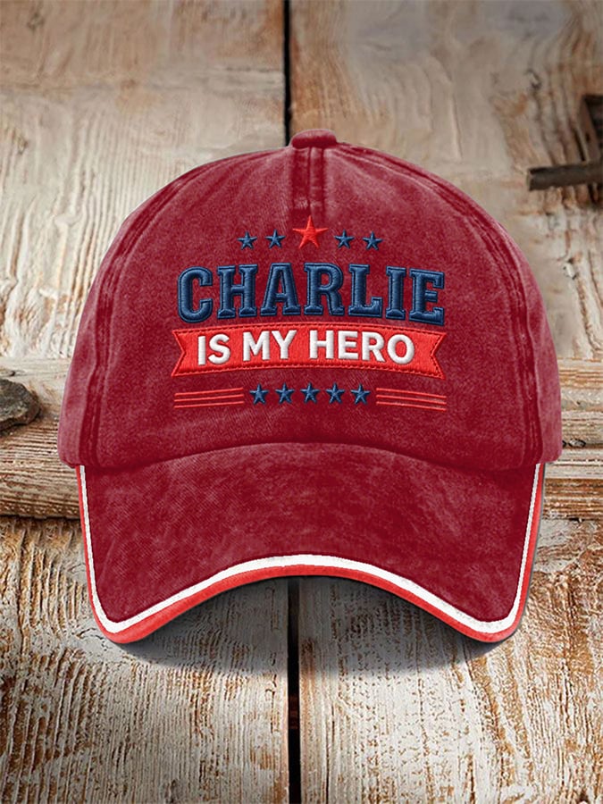 Unisex Is My Hero Print Baseball Cap