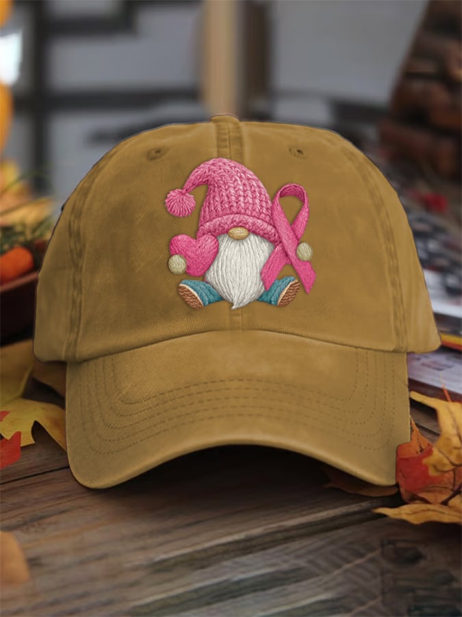 Breast Cancer Awareness Print Baseball Cap