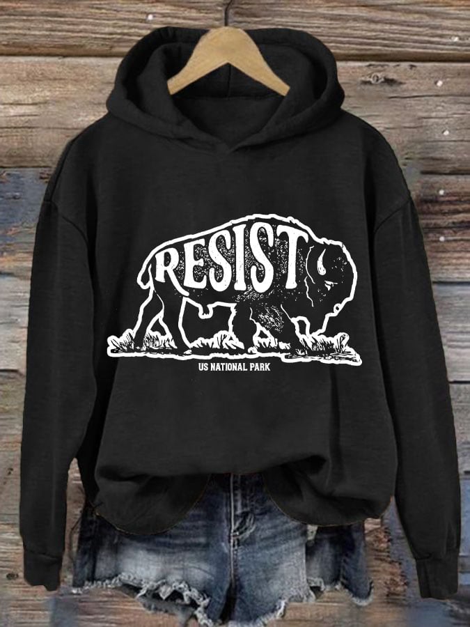 Women's Protect Our National Parks Printed Sweatshirt