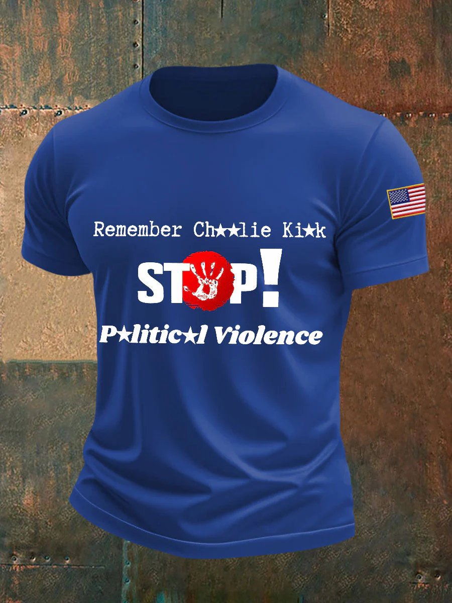 Men's American Hero Faith Printed Shirt