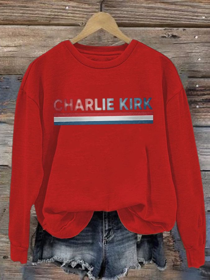 Women's Retro Freedom Print Sweatshirt