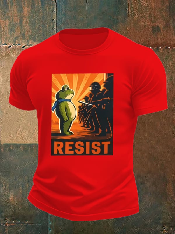 Men's Portland Frog Resist Print T-shirt