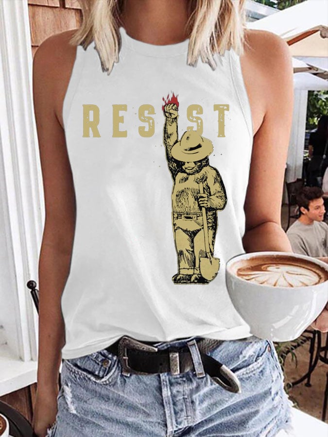 Women's Protect Our National Parks Print Tank Top