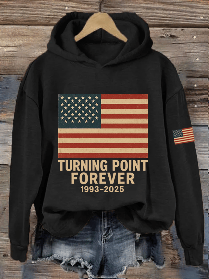 Women's Hot Print Hooded Sweatshirt