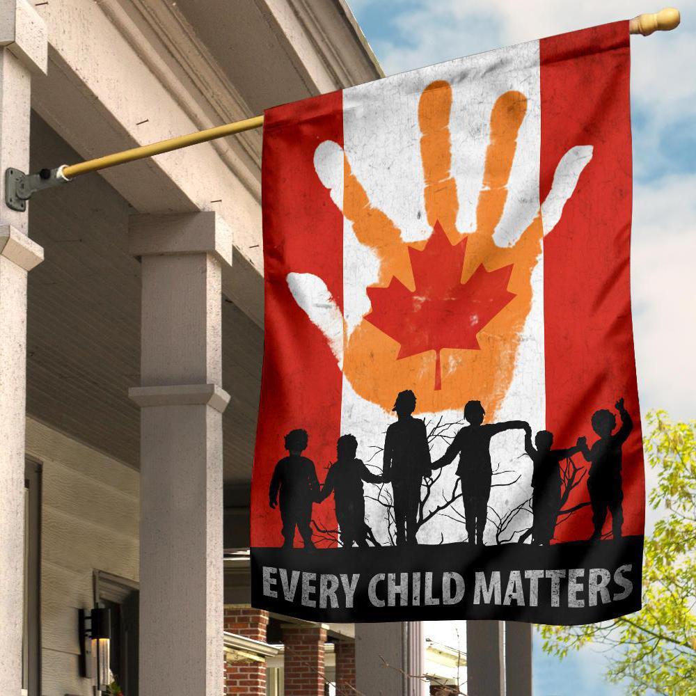 Every Child Matters Canada Flag Orange Shirt Day 2022 Flag Anti Child Abuse WCS