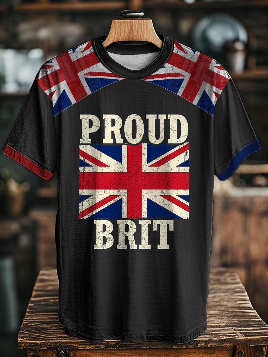 Unisex British Proud Printed T-shirt