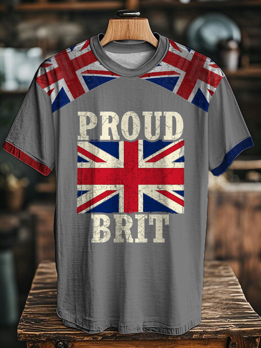 Unisex British Proud Printed T-shirt