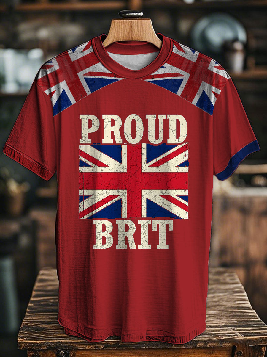 Unisex British Proud Printed T-shirt