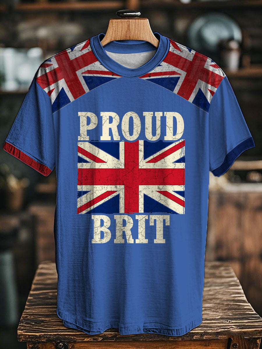 Unisex British Proud Printed T-shirt