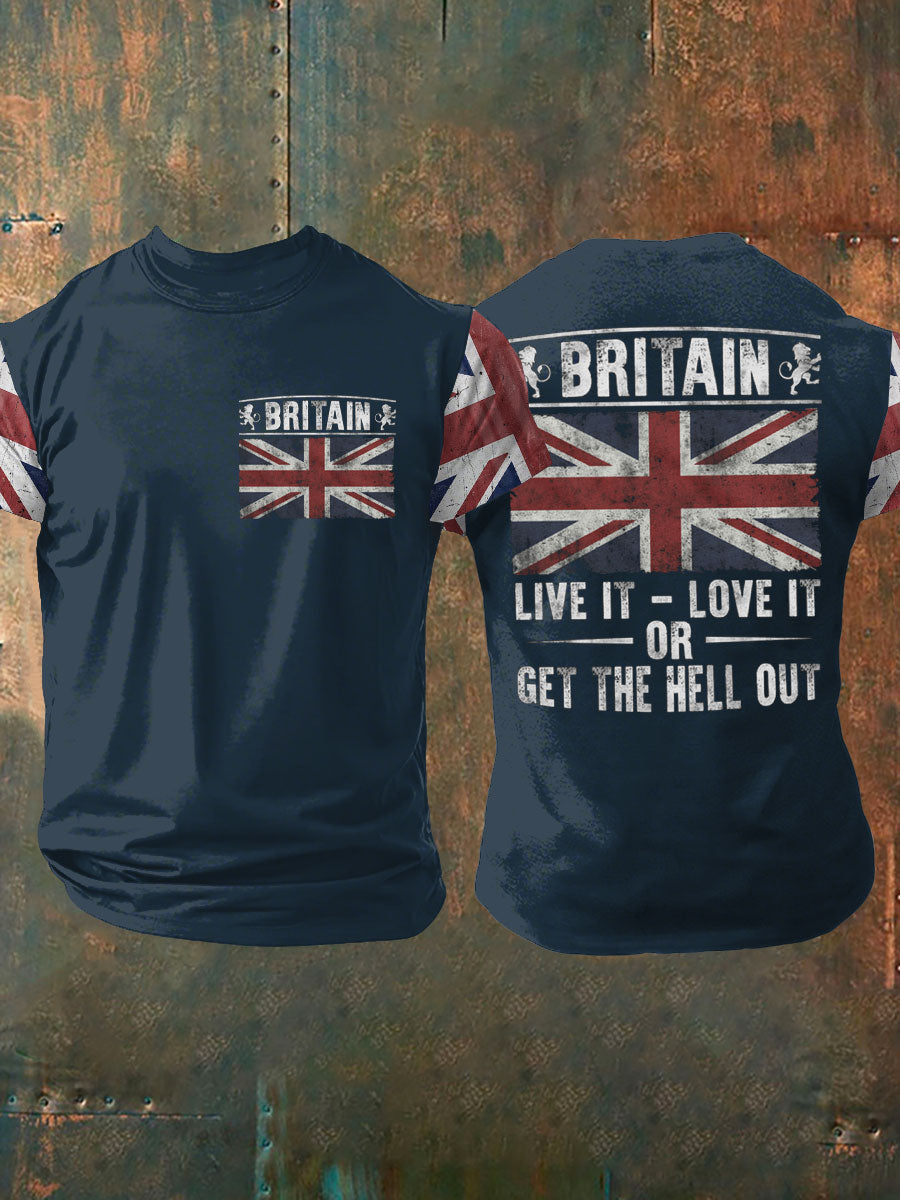 Men's British Proud Printed T-shirt