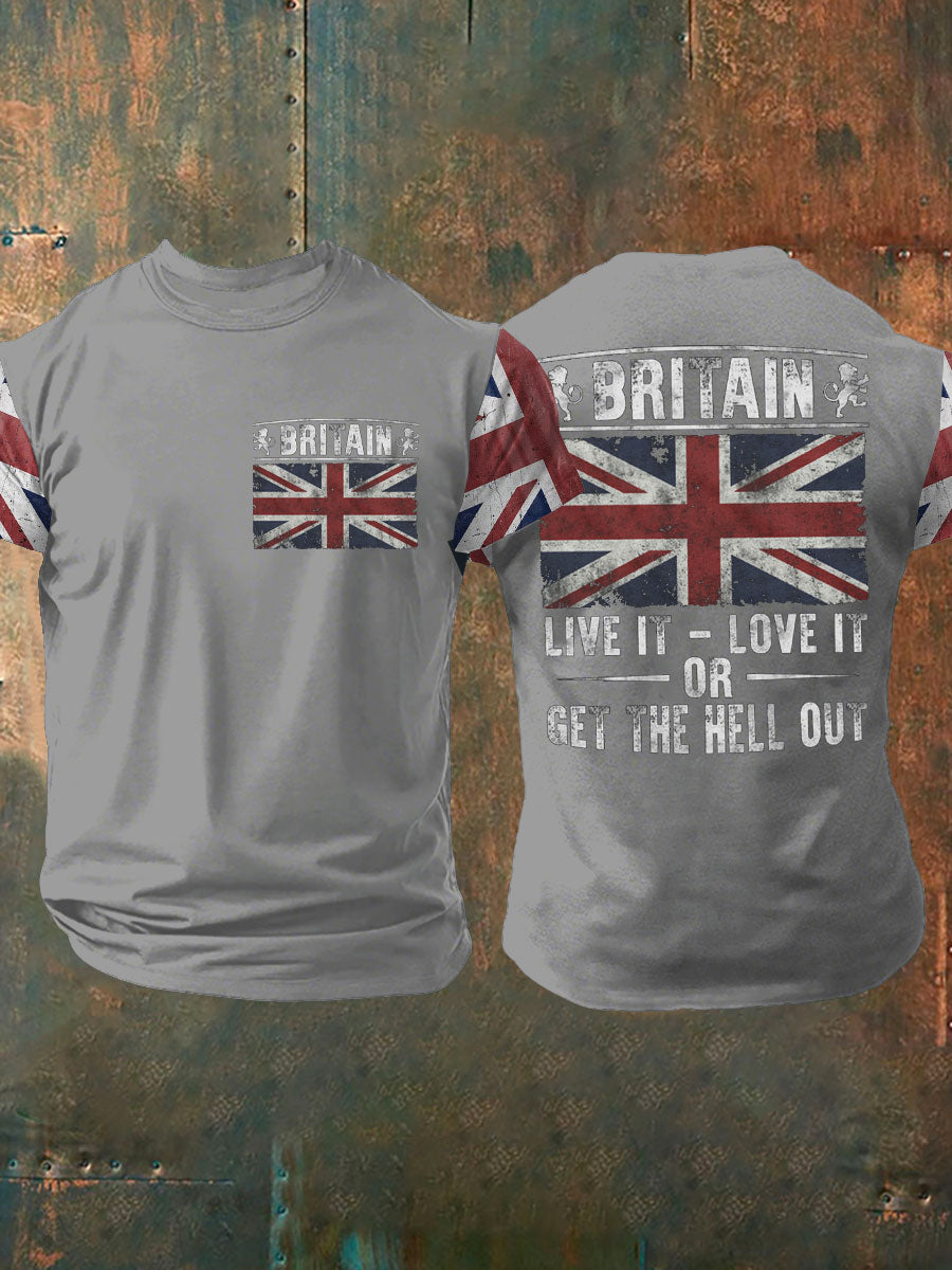 Men's British Proud Printed T-shirt