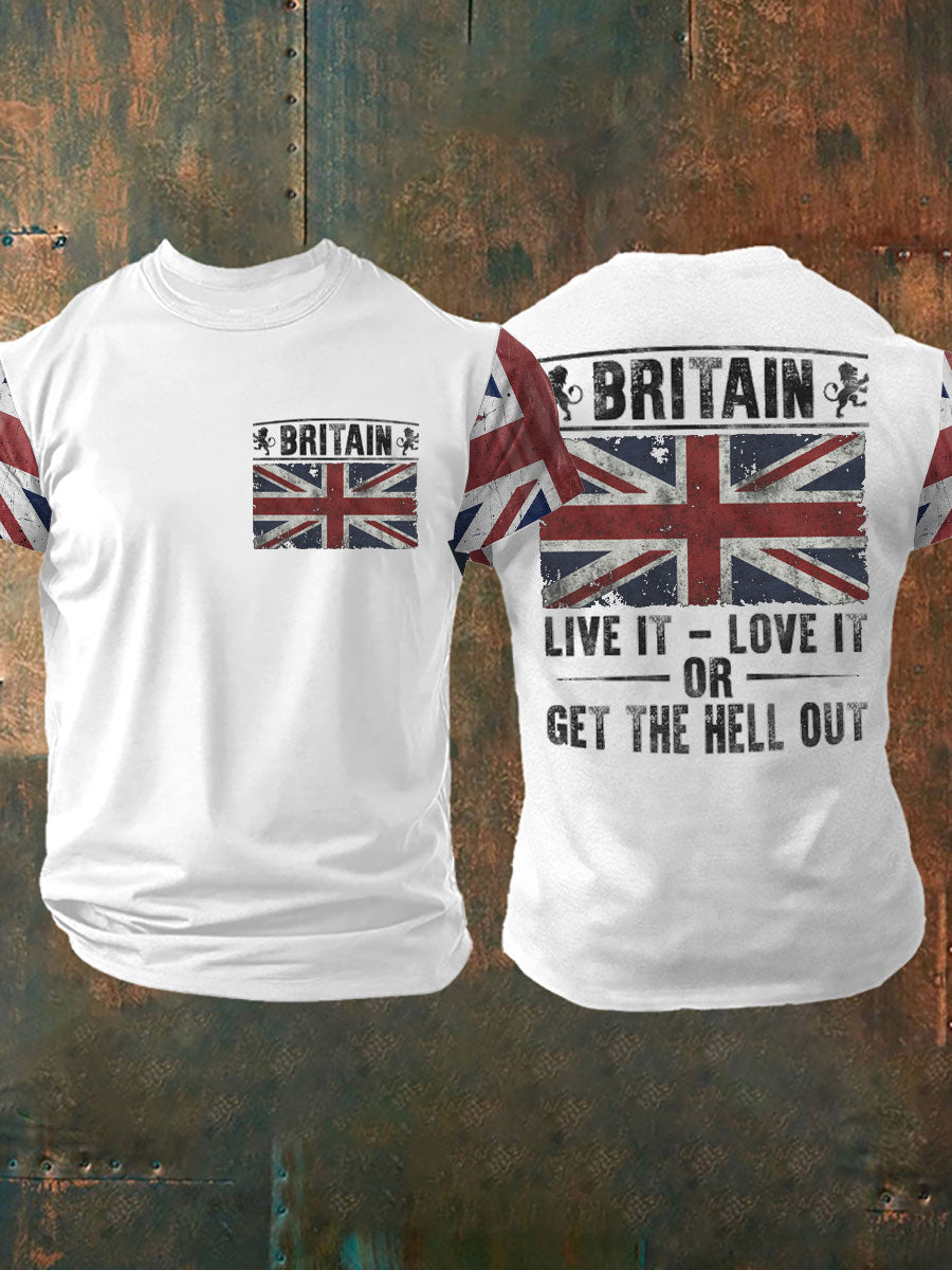 Men's British Proud Printed T-shirt