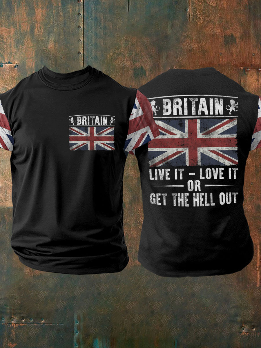 Men's British Proud Printed T-shirt