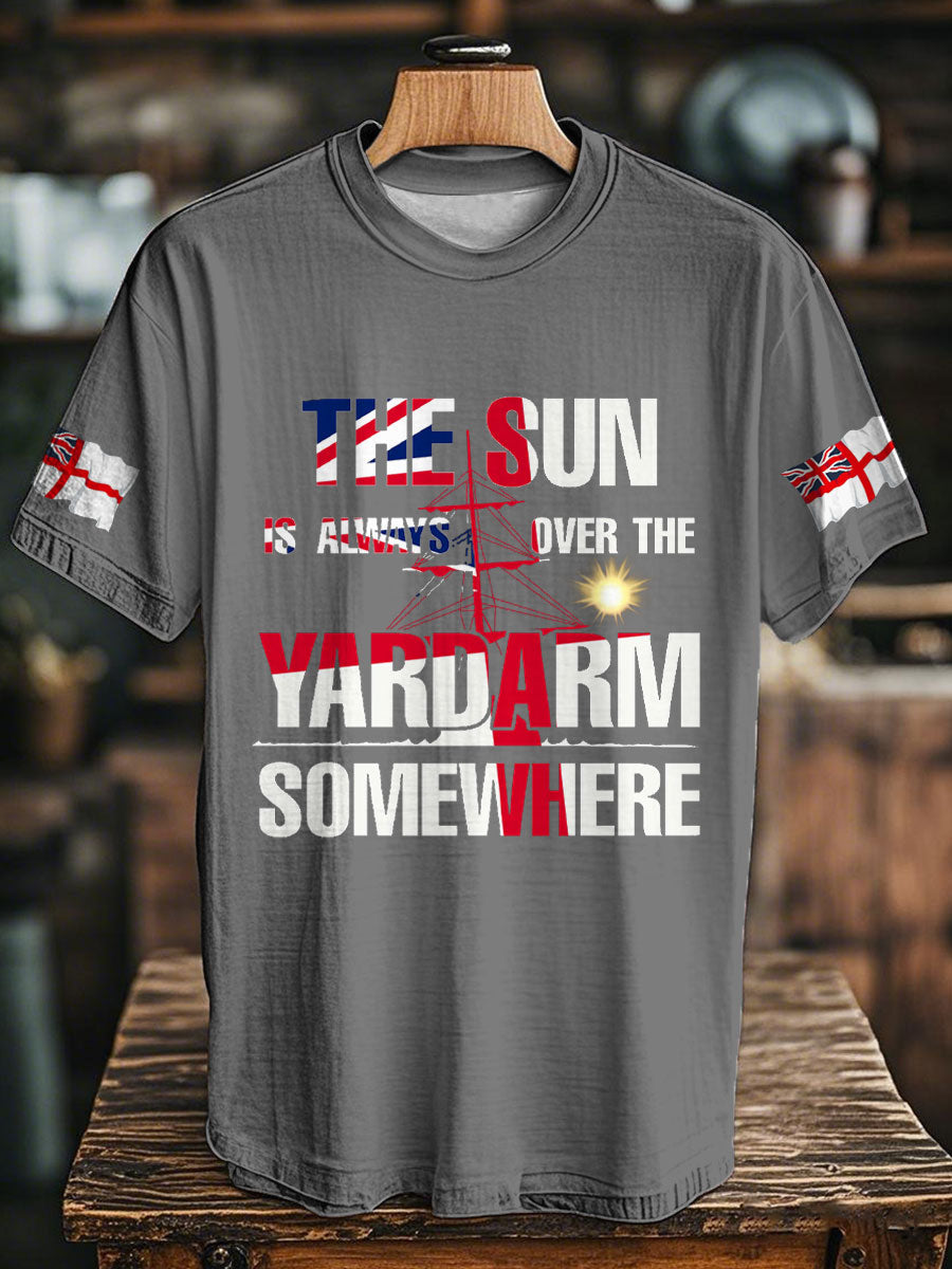 Unisex Royal Navy Veteran Printed T-Shirt