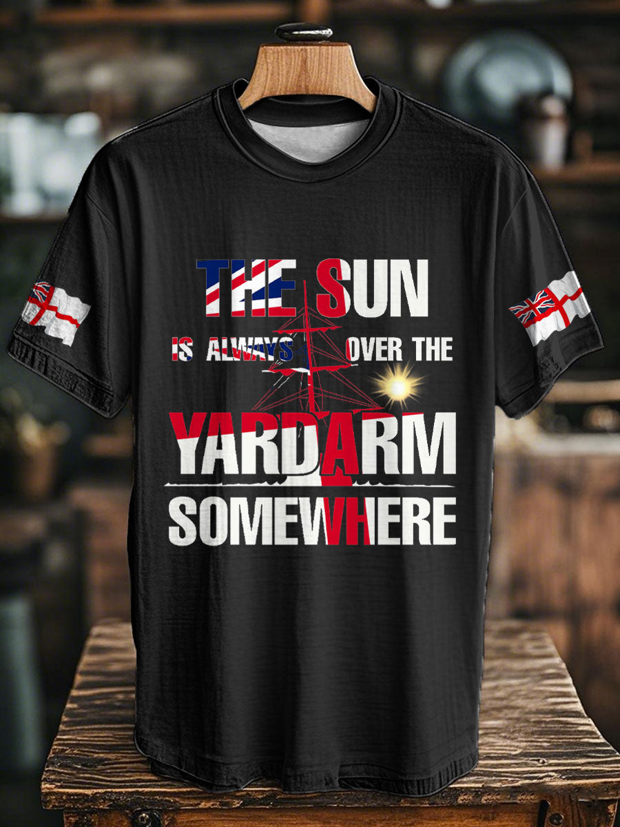 Unisex Royal Navy Veteran Printed T-Shirt